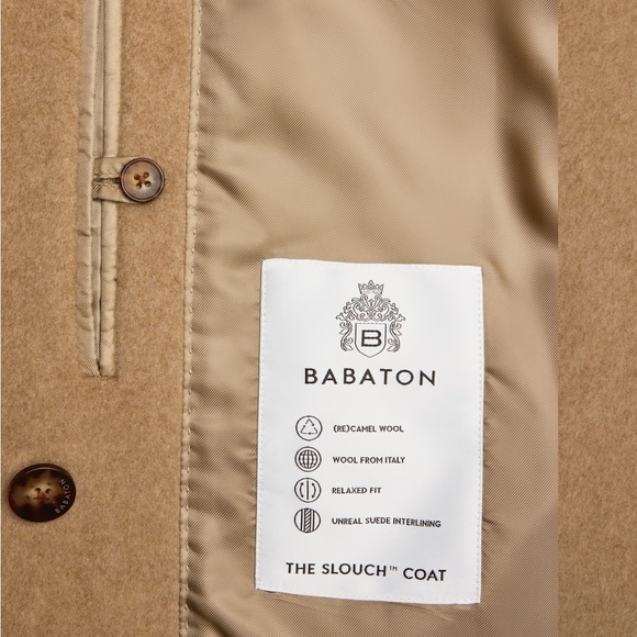 NEW Aritzia Babaton The Slouch Coat  - (Re)Camel Wool XS Tall - Picture 8 of 8